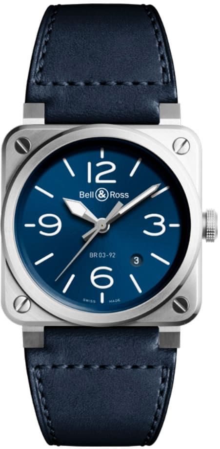 Bell & Ross BR 03-92 BLUE STEEL BR0392-BLU-ST/SCA Replica watch